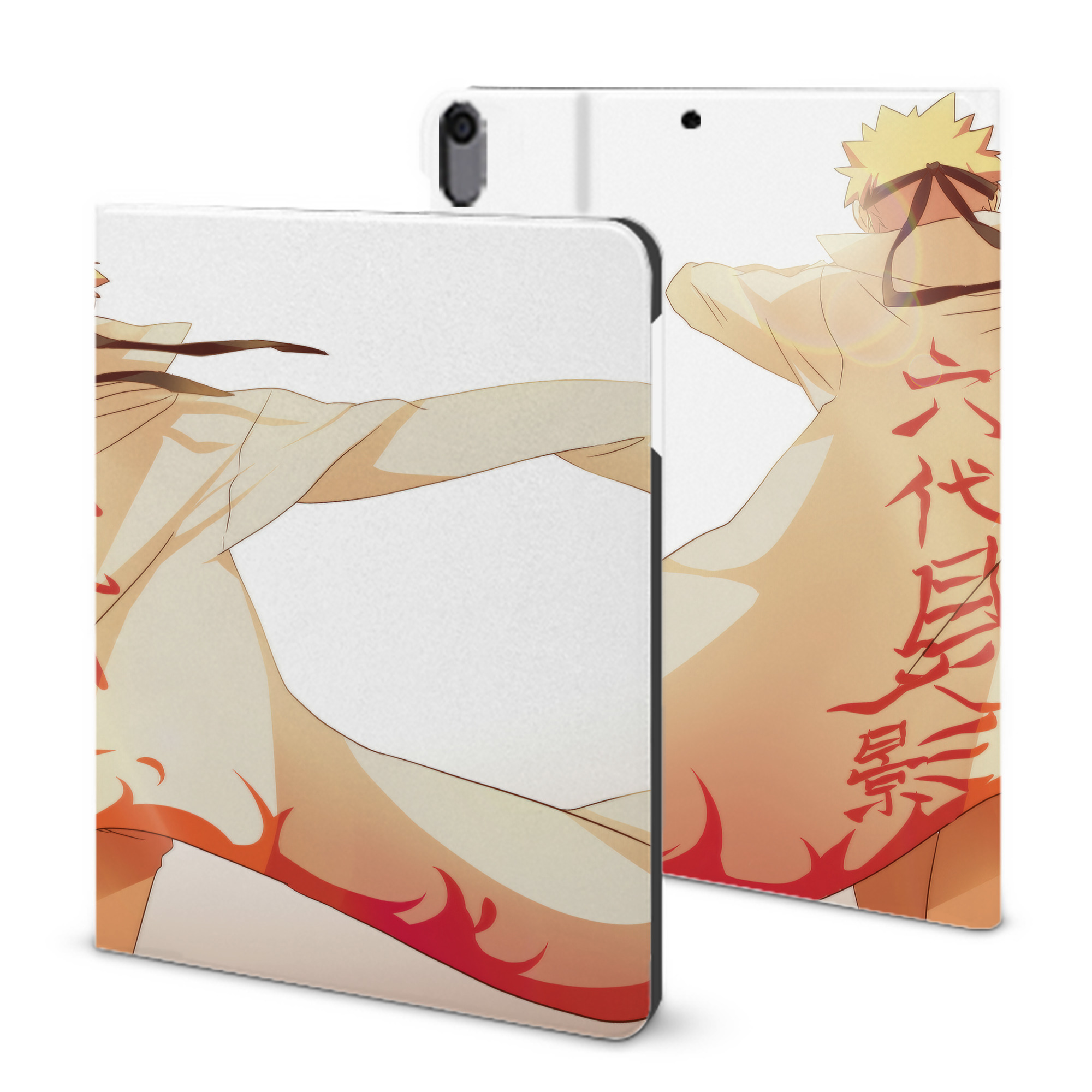 （画像用） NARUTO -ナルト- NARUTO -ナルト- 疾風伝 IPad ケース ブック型 PUレザー TPU 耐衝撃 軽量 薄型 ペン収納なし 全面保護 IPad 各モデル対応